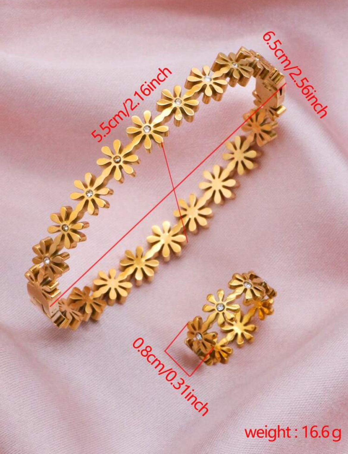 Conjunto pulsera y anillo E44