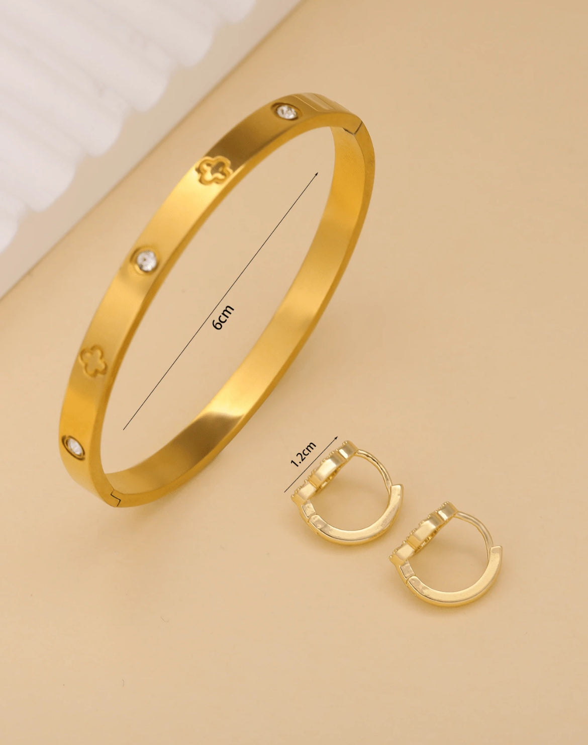 Conjunto pulsera y zarcillos E50