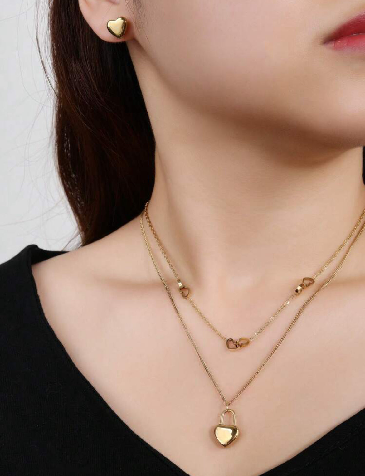 Conjunto collar y zarcillos E28