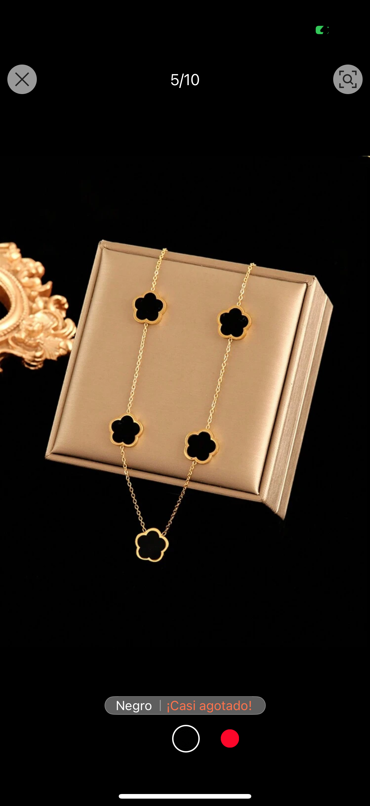 Conjunto collar pulsera y zarcillos C13